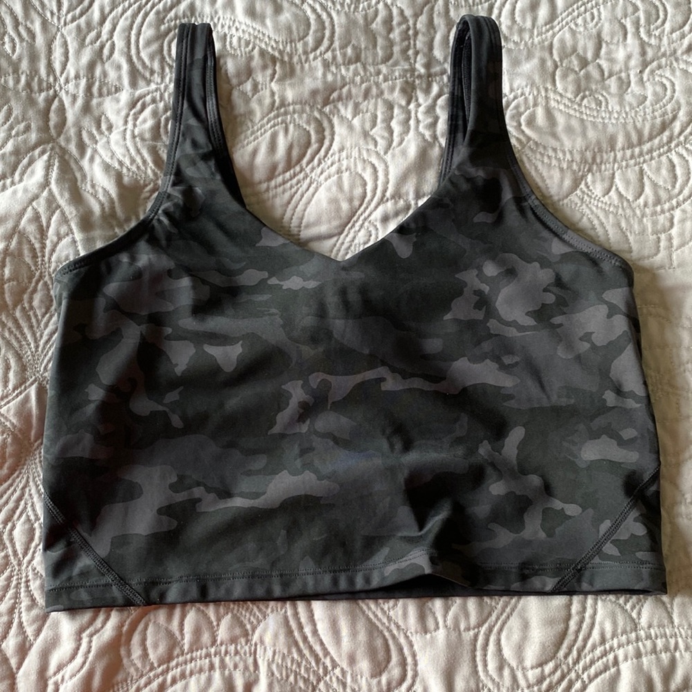 Camo workout top